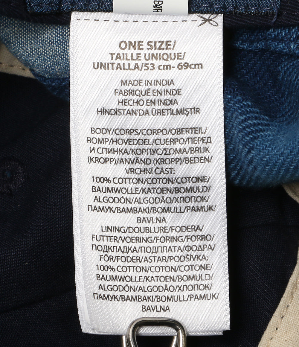 美品 POLO RALPH LAUREN キャップ INDIGO PATCHWORK BALLCAP パッチワーク メンズ SIZE ONE SIZE ポロ・ラルフローレン