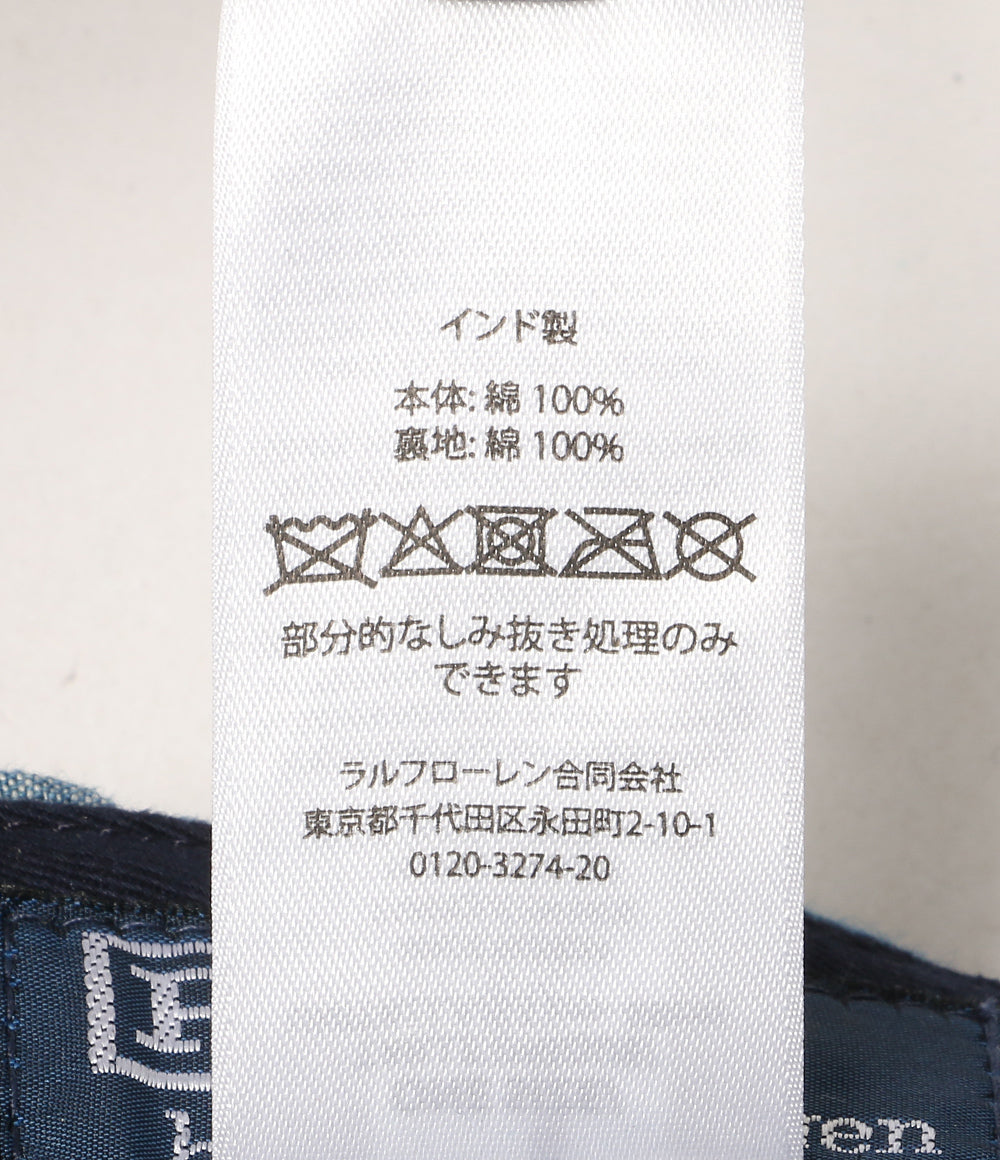 美品 POLO RALPH LAUREN キャップ INDIGO PATCHWORK BALLCAP パッチワーク メンズ SIZE ONE SIZE ポロ・ラルフローレン