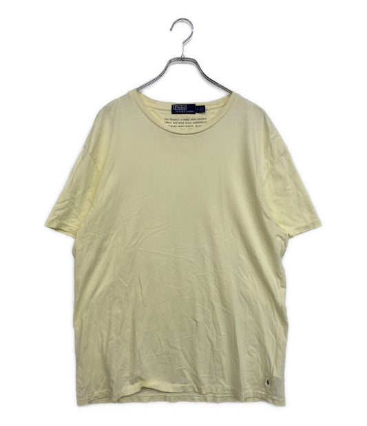 POLO RALPH LAUREN 半袖Ｔシャツ ORGANIC YARNS AND THE DYE TEE YEL メンズ SIZE L ポロ・ラルフローレン