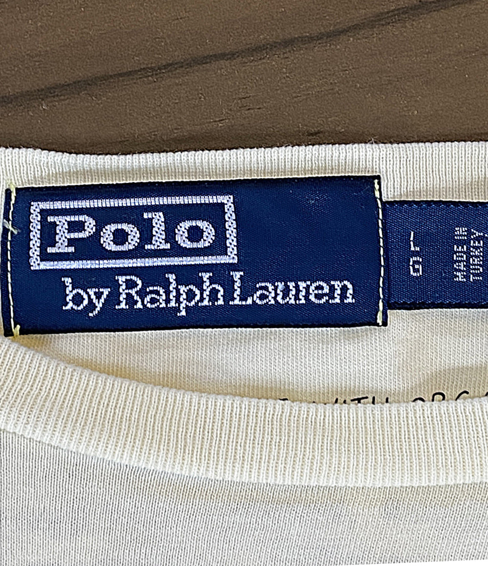 POLO RALPH LAUREN 半袖Ｔシャツ ORGANIC YARNS AND THE DYE TEE YEL メンズ SIZE L ポロ・ラルフローレン