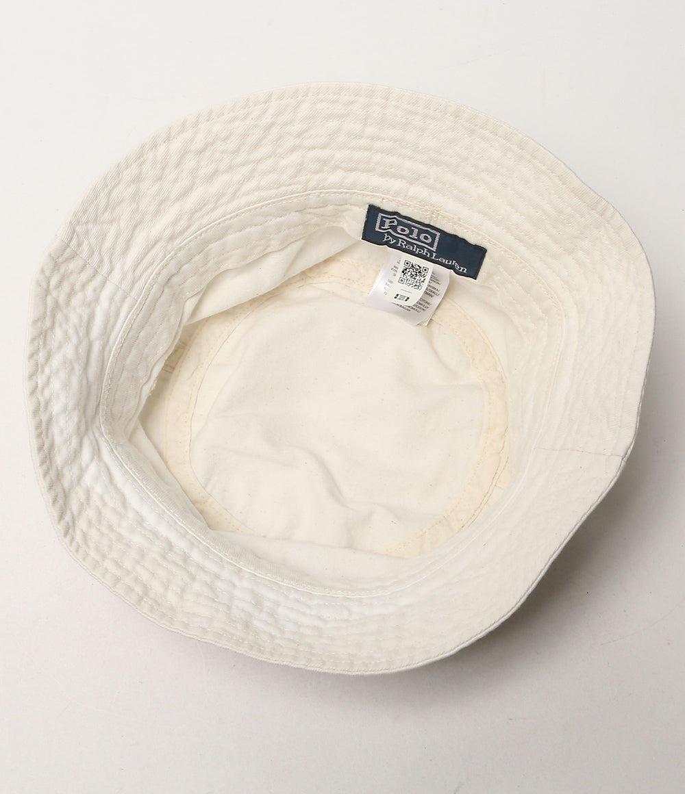POLO RALPH LAUREN ハット THE NEW DENIM PROJECT BUCKET HAT NAT メンズ SIZE L/XL ポロ・ラルフローレン