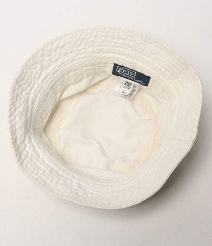 POLO RALPH LAUREN ハット THE NEW DENIM PROJECT BUCKET HAT NAT メンズ SIZE L/XL ポロ・ラルフローレン