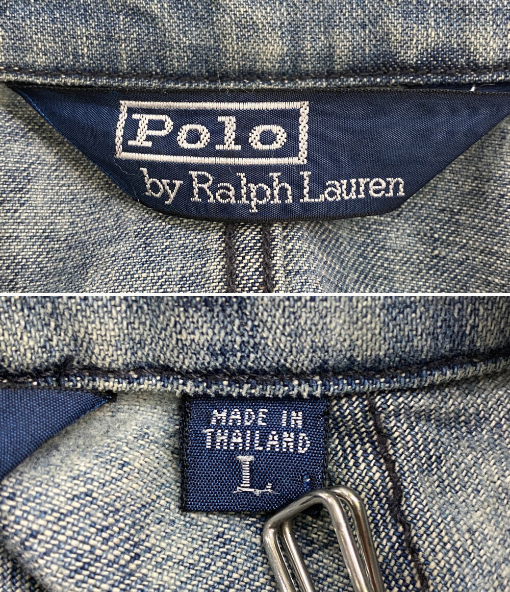 POLO RALPH LAUREN カバーオール 90s 大戦モデル 2ポケ INDIGO メンズ SIZE L ポロ・ラルフローレン