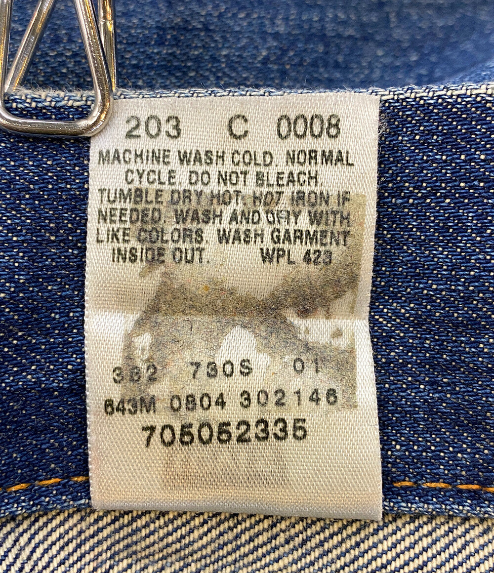 LEVI'S デニムジャケット 70505 3rd EURO USA製 BIG E ボタン裏R メンズ SIZE S リーバイス