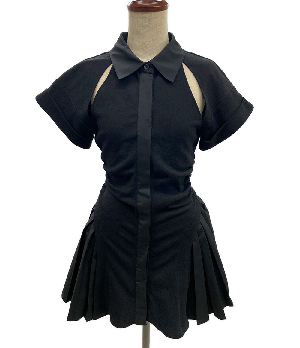 MELT THE LADY メルトザレディ 半袖ワンピース プリーツT ML32718 レディース SIZE F