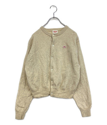 DANTON カーディガン ウール ベージュ 縮みあり レディース SIZE 36 ダントン