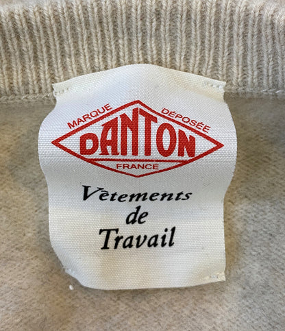DANTON カーディガン ウール ベージュ 縮みあり レディース SIZE 36 ダントン