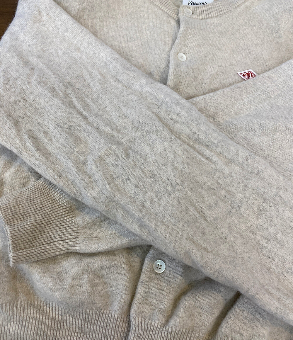 DANTON カーディガン ウール ベージュ 縮みあり レディース SIZE 36 ダントン
