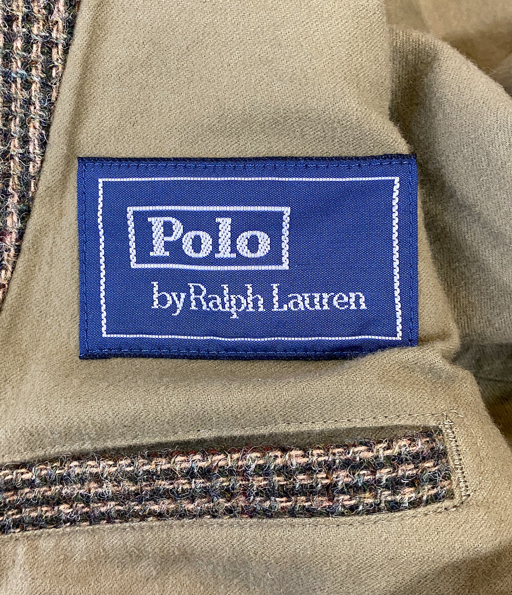 POLO RALPH LAUREN テーラードオイルクロスティックウィーブジャケット メンズ SIZE 40S ポロ・ラルフローレン