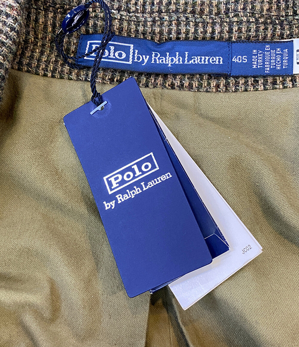 POLO RALPH LAUREN テーラードオイルクロスティックウィーブジャケット メンズ SIZE 40S ポロ・ラルフローレン
