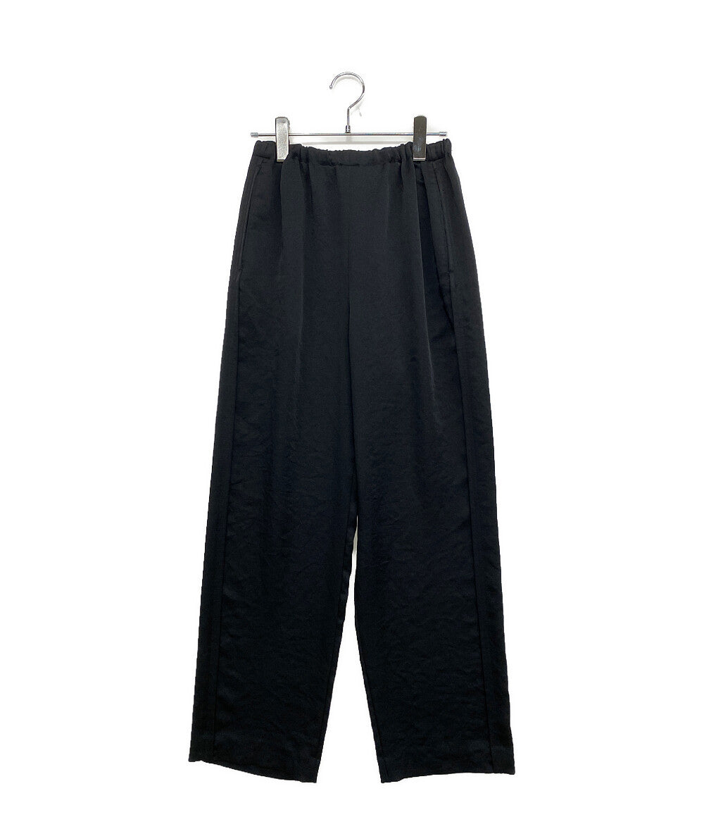 6(ROKU) ロク パンツ ×united arrows サテンパンツ ブラック 8614-299-0179 レディース SIZE 36