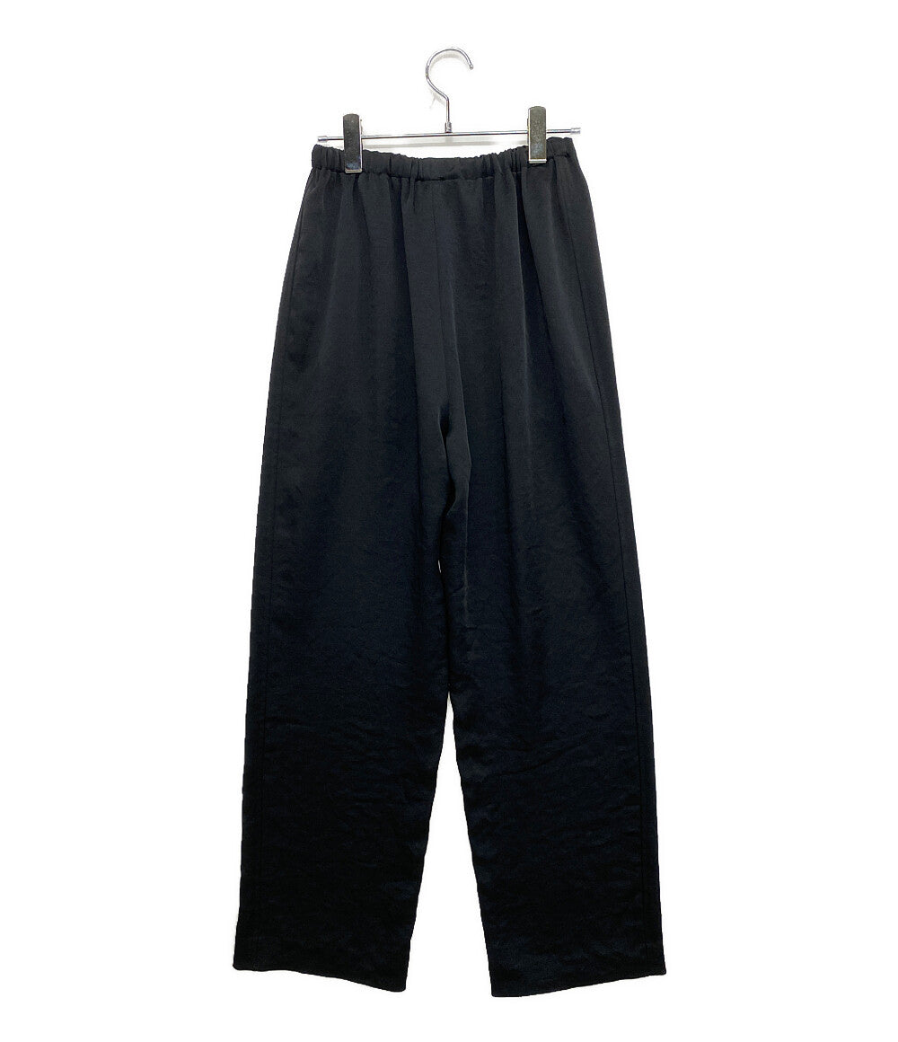 6(ROKU) ロク パンツ ×united arrows サテンパンツ ブラック 8614-299-0179 レディース SIZE 36
