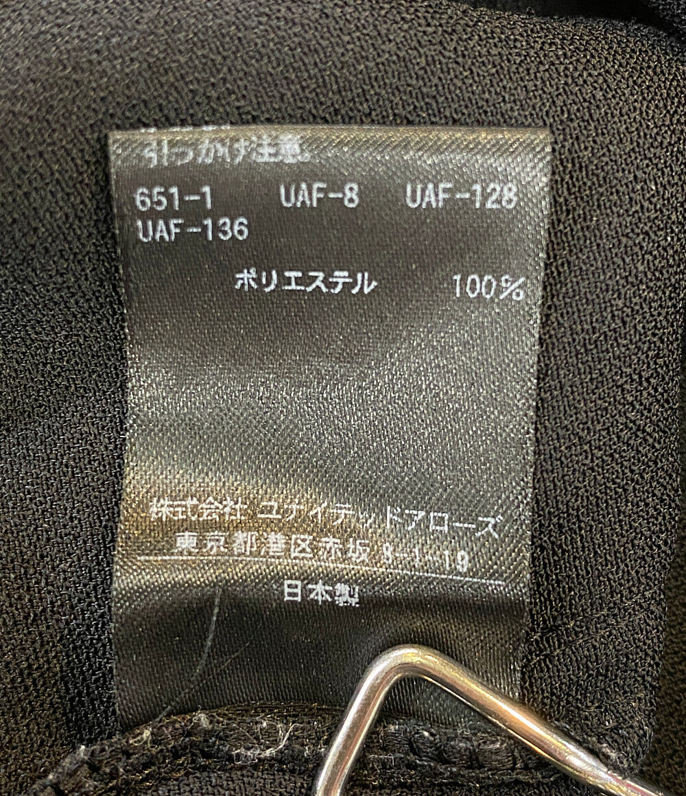 6(ROKU) ロク パンツ ×united arrows サテンパンツ ブラック 8614-299-0179 レディース SIZE 36
