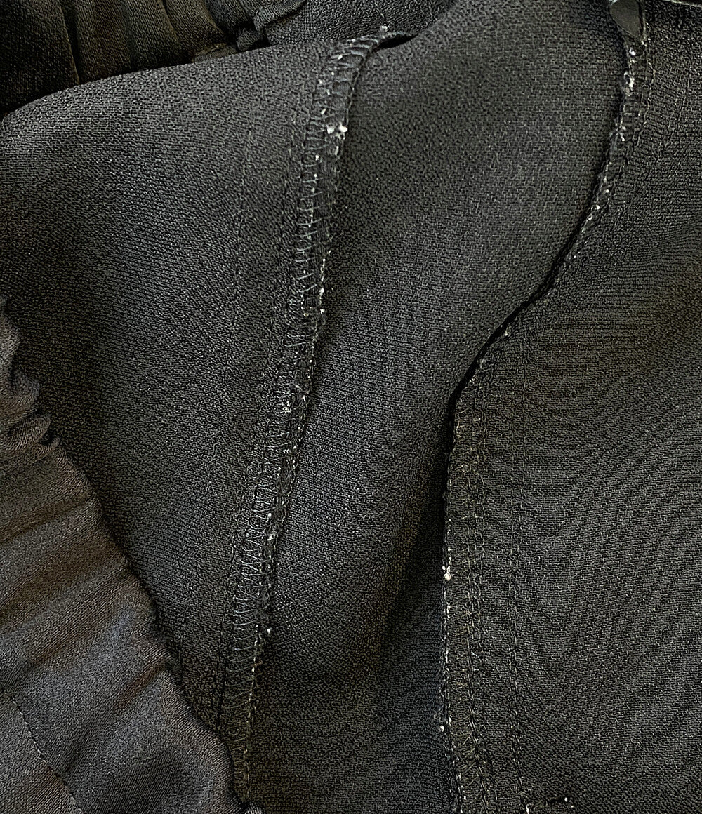 6(ROKU) ロク パンツ ×united arrows サテンパンツ ブラック 8614-299-0179 レディース SIZE 36