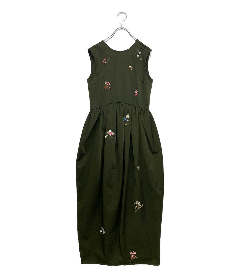 ✿*✿様 アメリ　ameri ノースリーブ　ワンピ 美品 AMERI アメリ ノースリーブワンピース 花柄 デニム 0125105911220