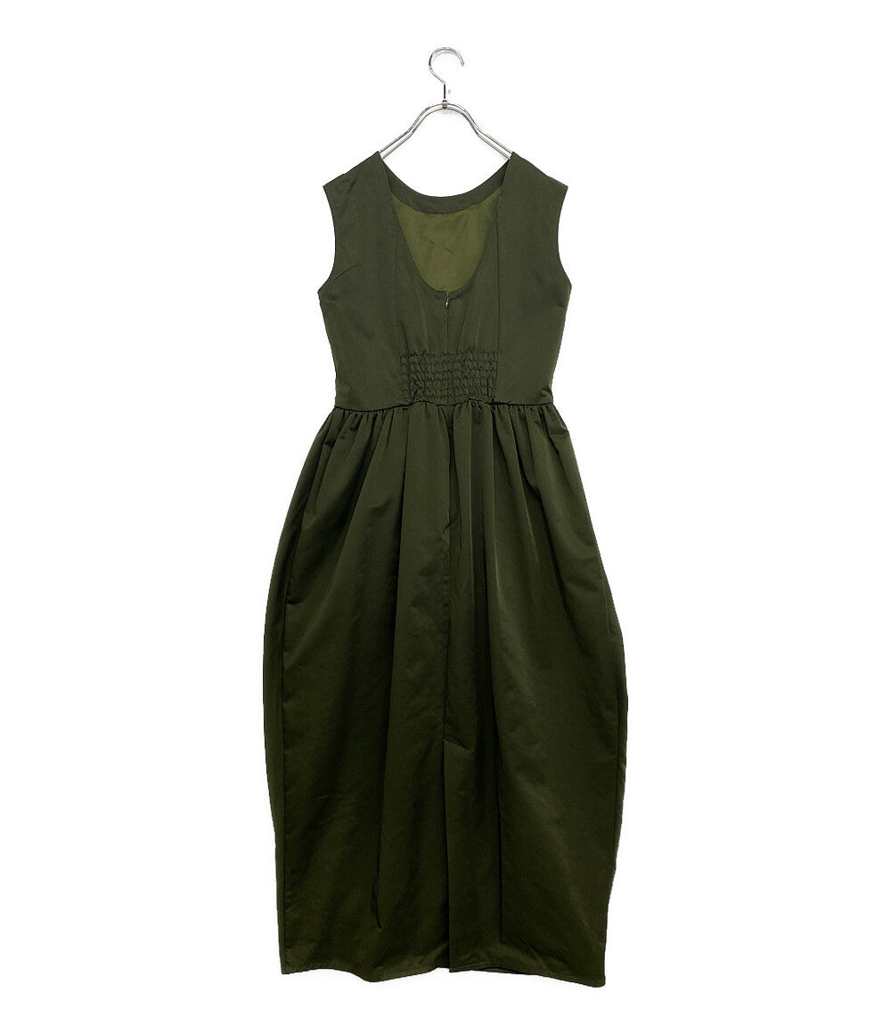 美品 AMERI アメリ ノースリーブワンピース 花柄 デニム 0125105911220