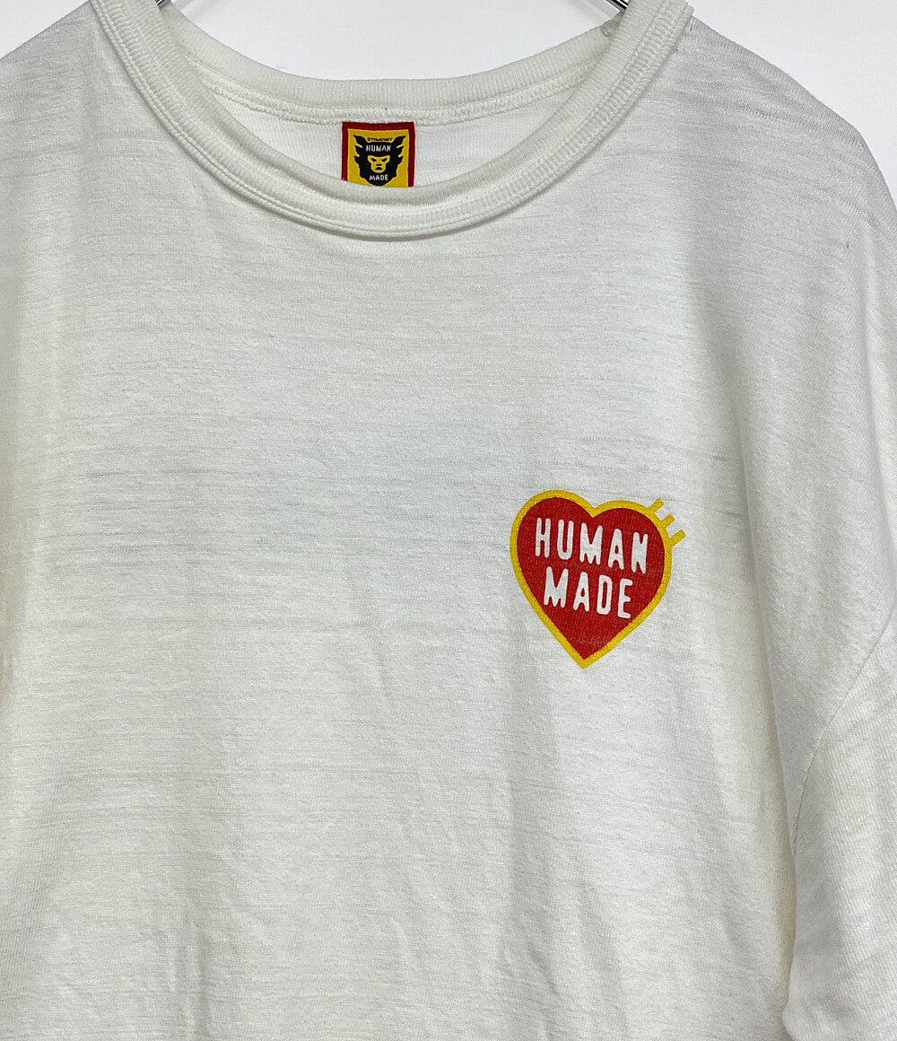 HUMAN MADE 半袖Ｔシャツ GRAPHIC LOGO TEE ホワイト メンズ SIZE L ヒューマンメード
