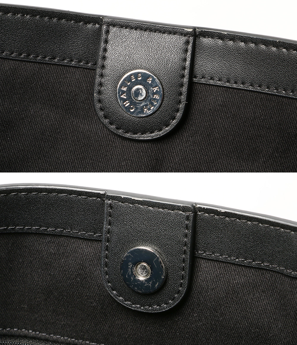 CHARLES & KEITH チャールズ＆キース ジオメトリックトートバッグ ナスリン レディース