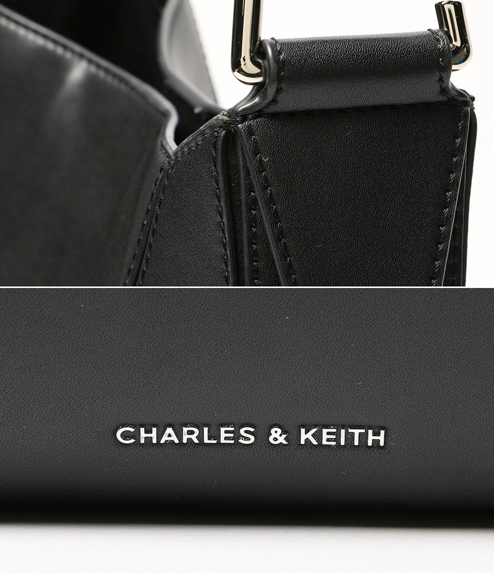 CHARLES & KEITH チャールズ＆キース ジオメトリックトートバッグ ナスリン レディース