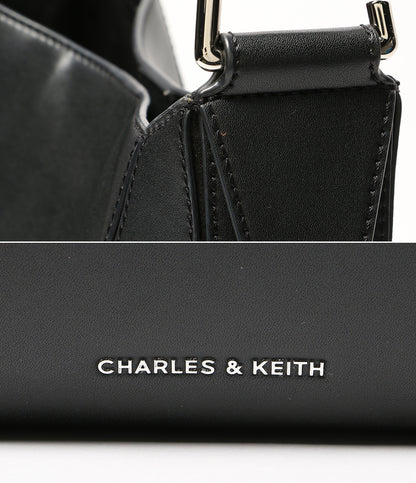 CHARLES & KEITH チャールズ＆キース ジオメトリックトートバッグ ナスリン レディース