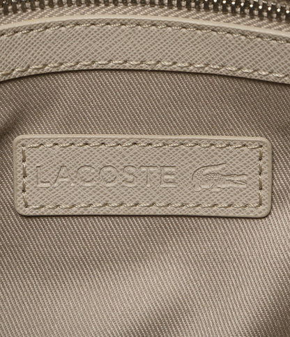 LACOSTE ショルダーバッグ レザー ボルドー レディース ラコステ