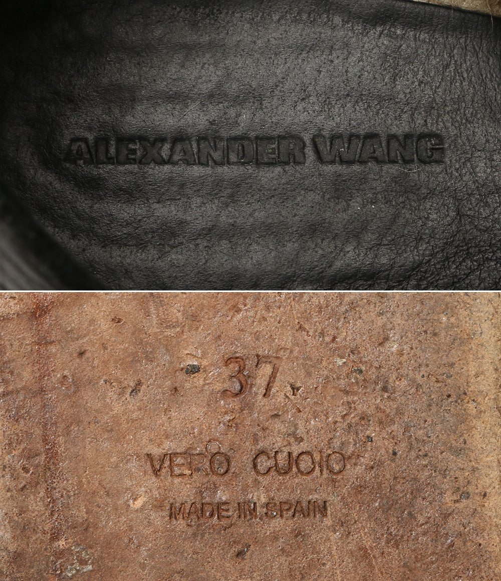 Alexander Wang スニーカー レザー フロントジップ レディース SIZE 37 アレキサンダーワン