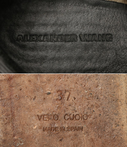 Alexander Wang スニーカー レザー フロントジップ レディース SIZE 37 アレキサンダーワン