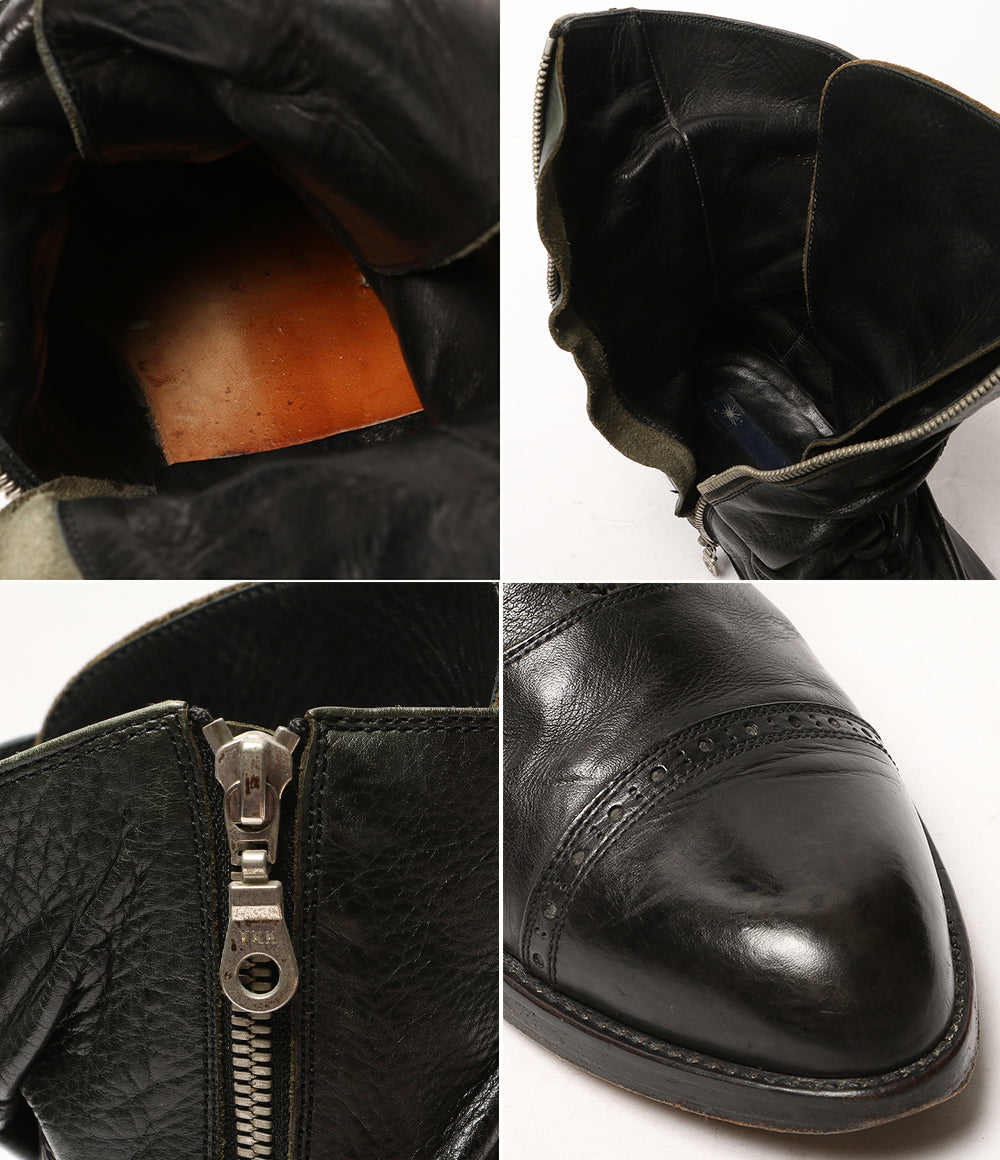 MIHARA YASUHIRO レースアップレザーブーツ 11AW ツイスト メンズ SIZE 27.5 ミハラヤスヒロ