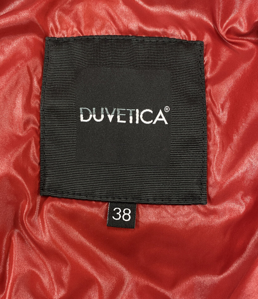 DUVETICA ダウンジャケット フーディ THIACINQUE レッド レディース SIZE 38 デュベティカ