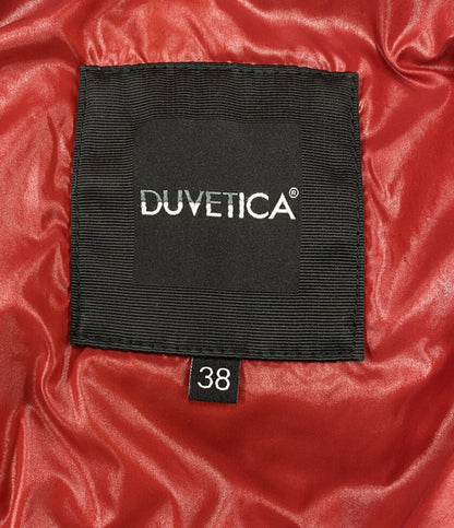 DUVETICA ダウンジャケット フーディ THIACINQUE レッド レディース SIZE 38 デュベティカ
