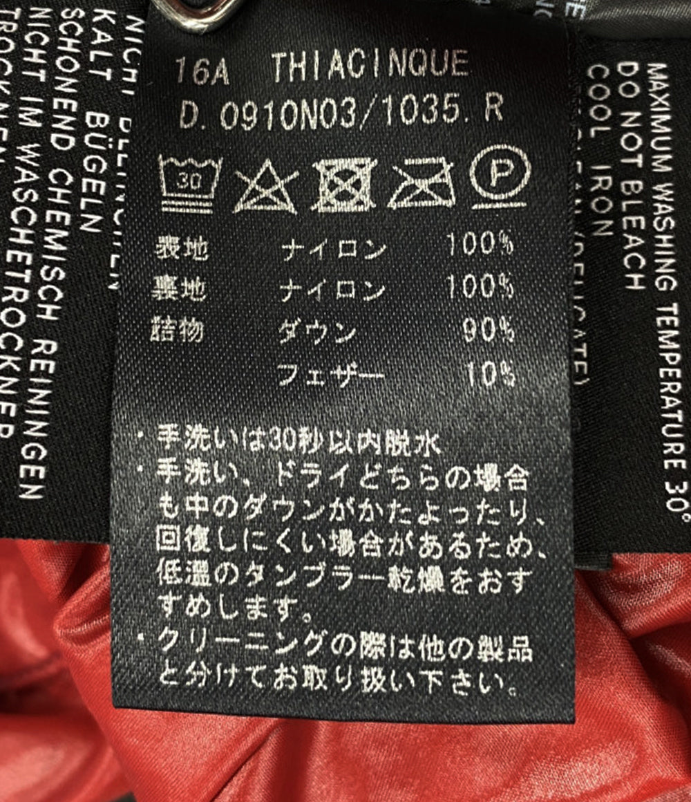 DUVETICA ダウンジャケット フーディ THIACINQUE レッド レディース SIZE 38 デュベティカ