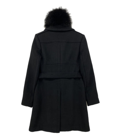 DIANE von FURSTENBERG ファーコート BLK レディース SIZE 2 ダイアンフォンファステンバーグ