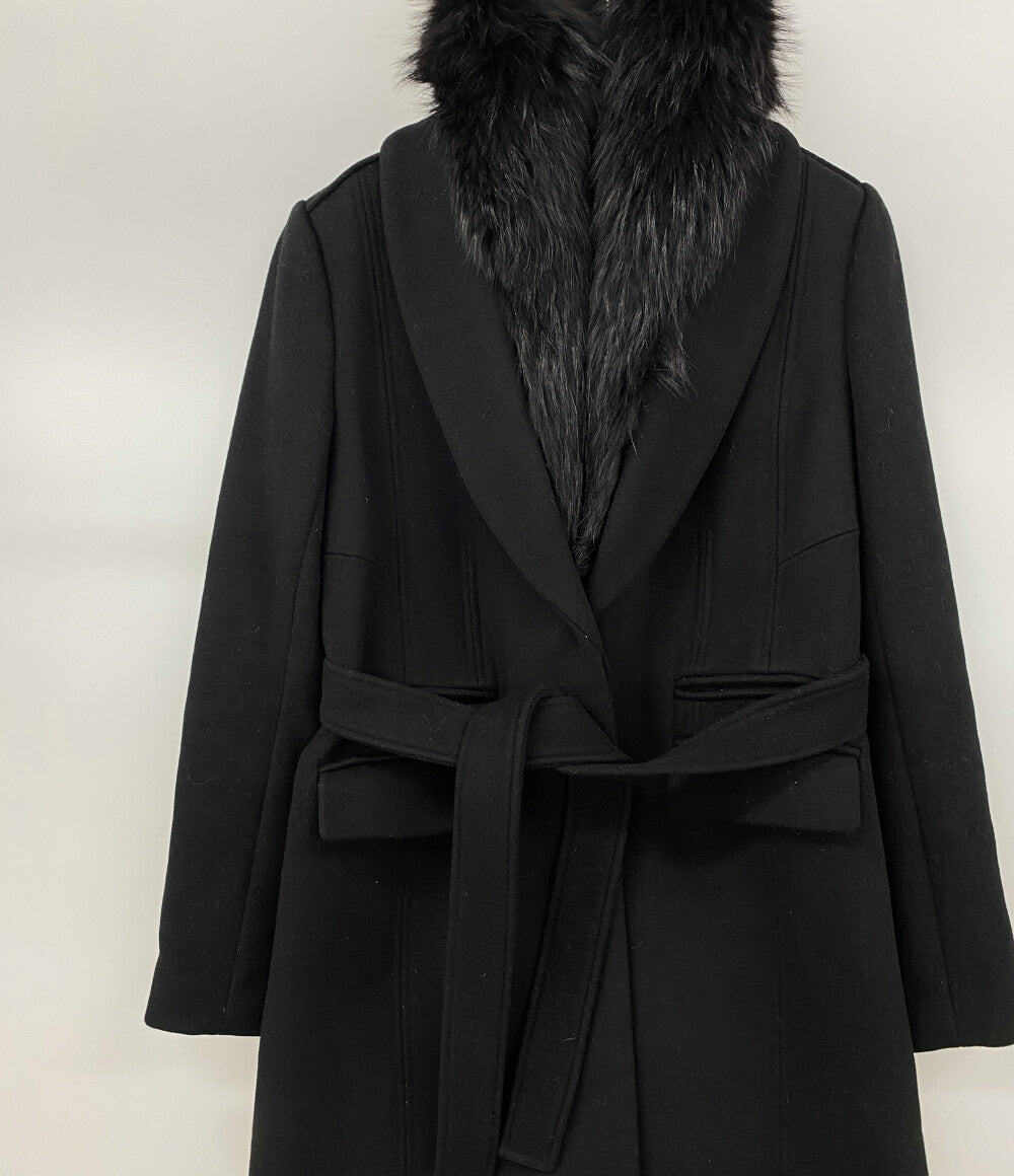DIANE von FURSTENBERG ファーコート BLK レディース SIZE 2 ダイアンフォンファステンバーグ