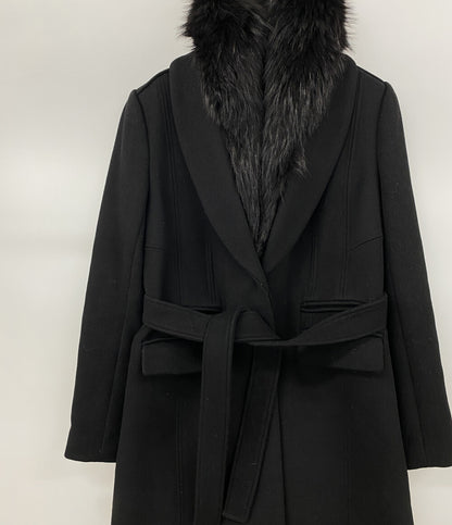 DIANE von FURSTENBERG ファーコート BLK レディース SIZE 2 ダイアンフォンファステンバーグ
