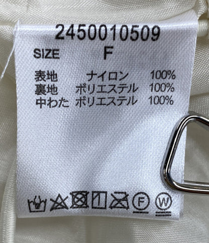 BABYLONE 中綿ブルゾンコート フーディ レディース SIZE F バビロン
