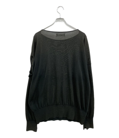 sulvam ニット シースルーオーバーサイズニット 23SS sr-k01-800 メンズ SIZE M サルバム