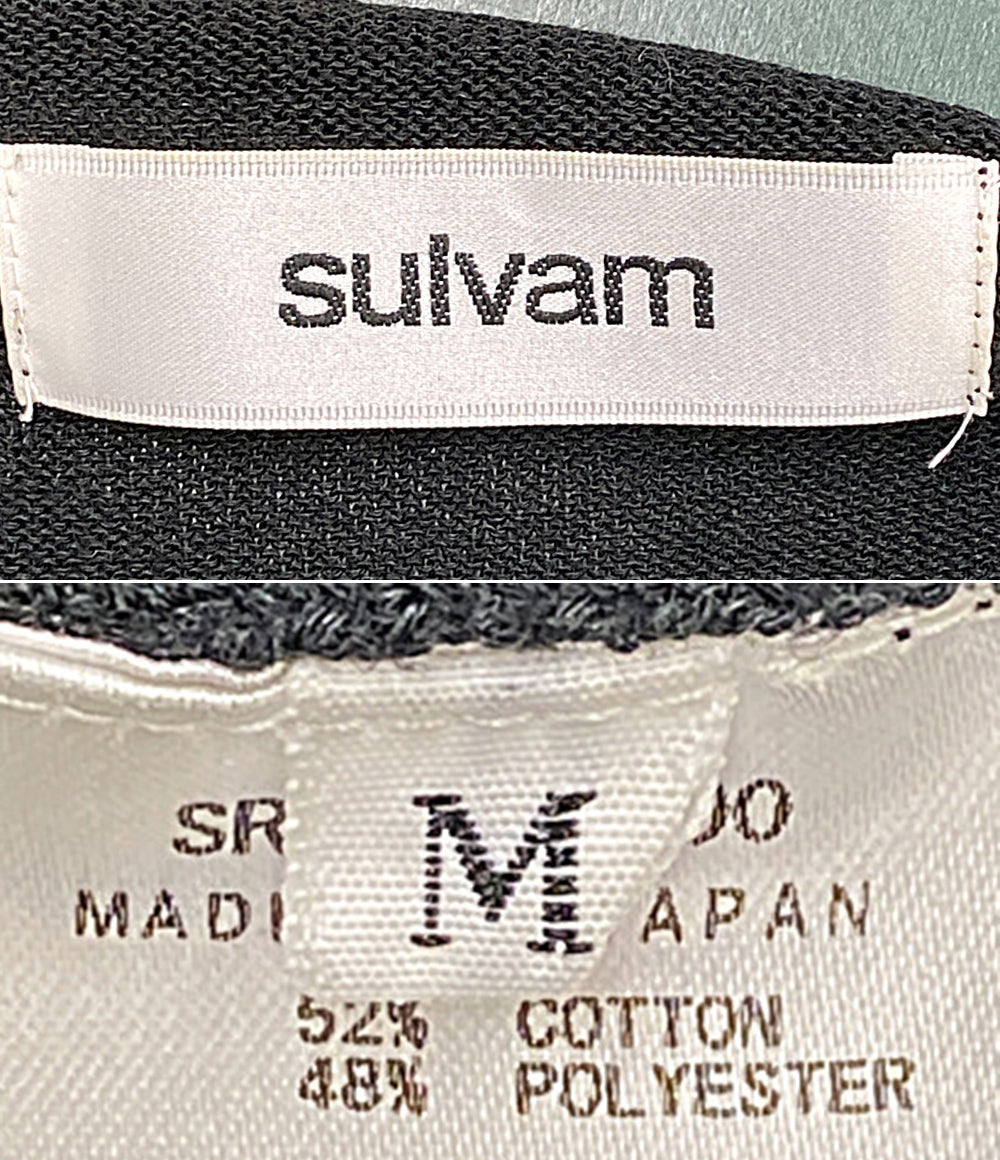 sulvam ニット シースルーオーバーサイズニット 23SS sr-k01-800 メンズ SIZE M サルバム