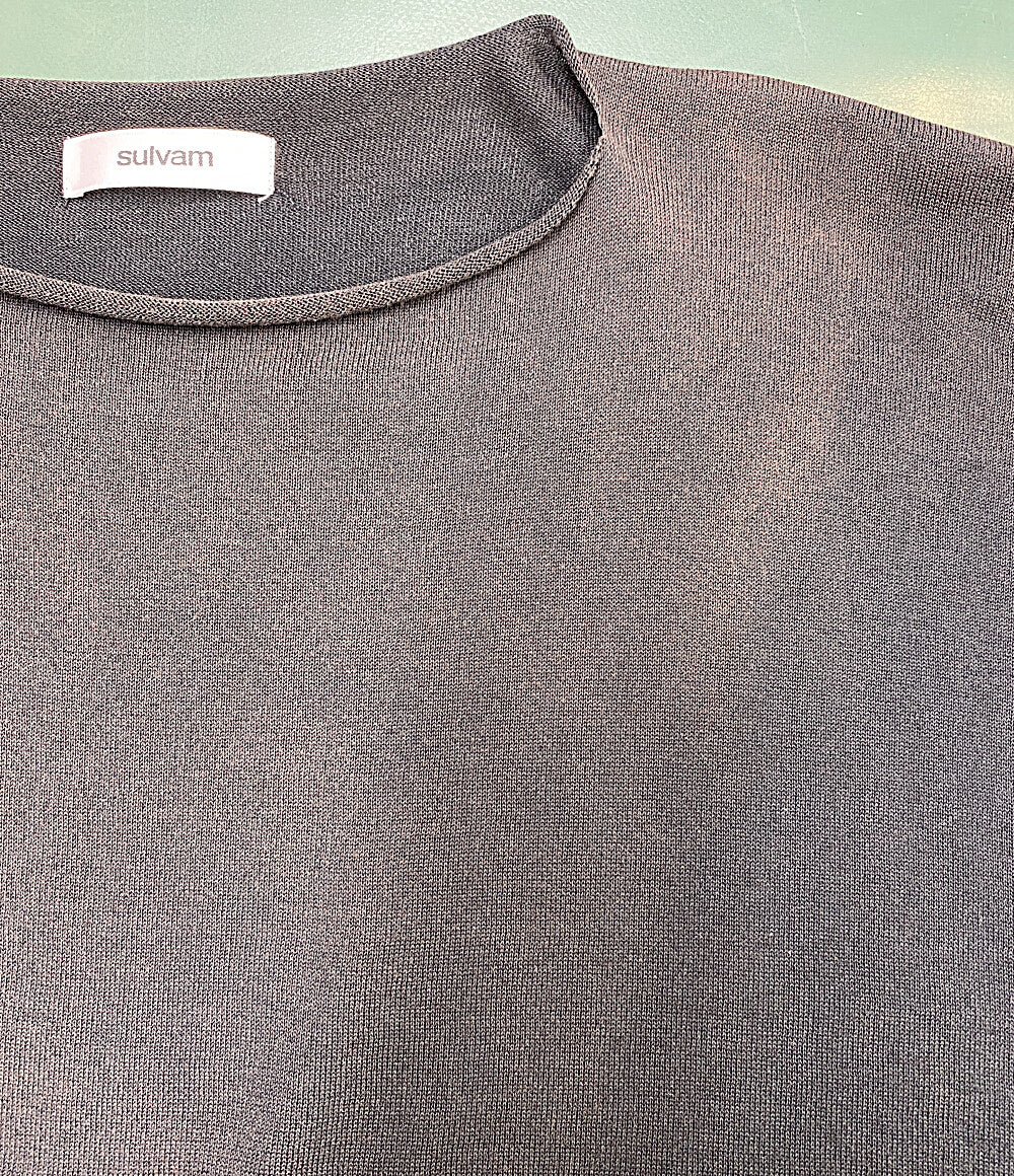 sulvam ニット シースルーオーバーサイズニット 23SS sr-k01-800 メンズ SIZE M サルバム