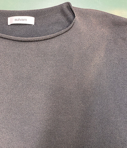 sulvam ニット シースルーオーバーサイズニット 23SS sr-k01-800 メンズ SIZE M サルバム