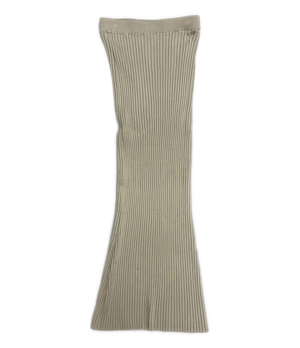 Whim Gazette ニットスカート BEG WGZ100120A0008 レディース SIZE F ウィム ガゼット