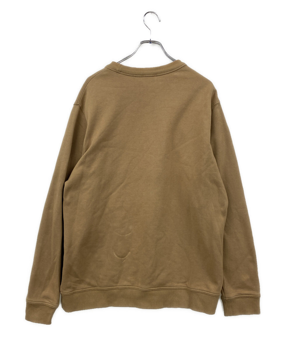 BURBERRY スウェットシャツ キャメル ロゴ メンズ SIZE L バーバリー