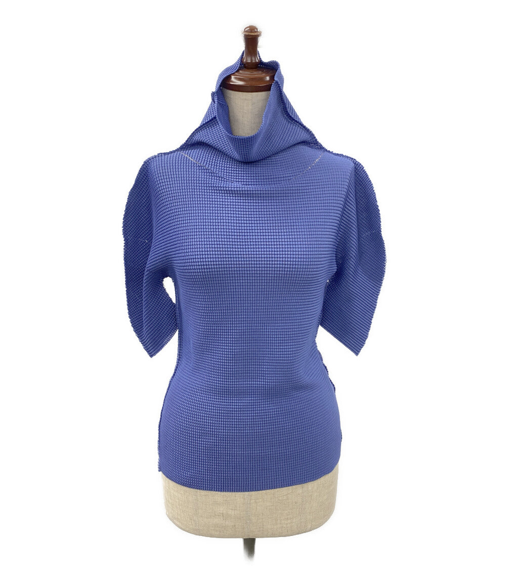 me ISSEY MIYAKE ミーイッセイミヤケ ハイネックカットソー 半袖 MI01KK851 レディース SIZE -