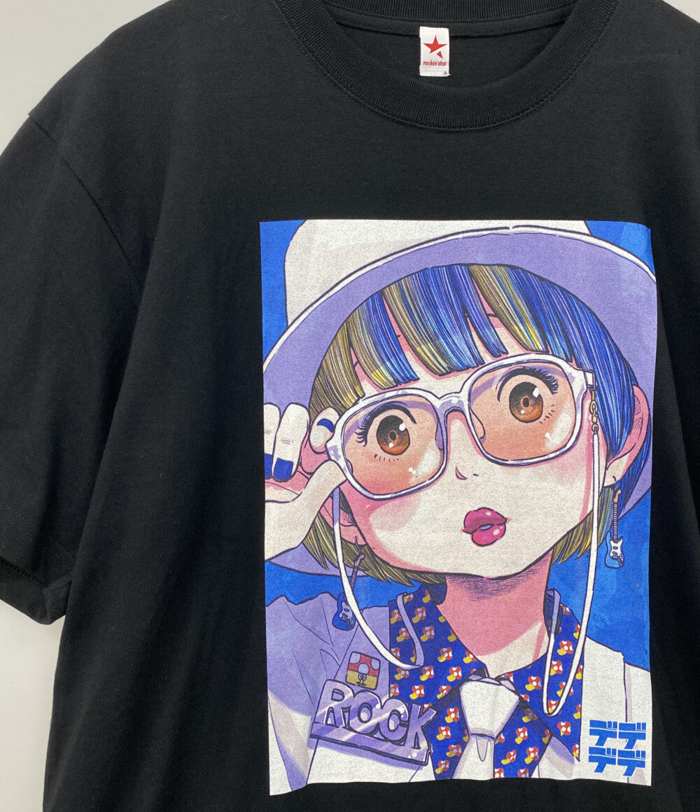 美品 rockin'star ロッキンスター 半袖Ｔシャツ 浅野いにお 小山門出 ロッキン デデデデ メンズ SIZE XL