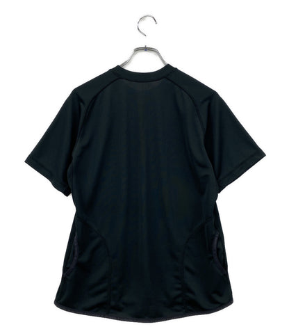 and wander 半袖Ｔシャツ DRY JERSEY ブラック プリント レディース SIZE WM アンドワンダー