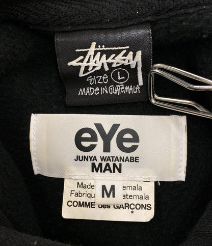 eYe JUNYA WATANABE MAN×STUSSY ステューシー スウェットパーカーカスタマイズ 24SS WM-T909 メンズ SIZE M アイ ジュンヤ ワタナベ マン