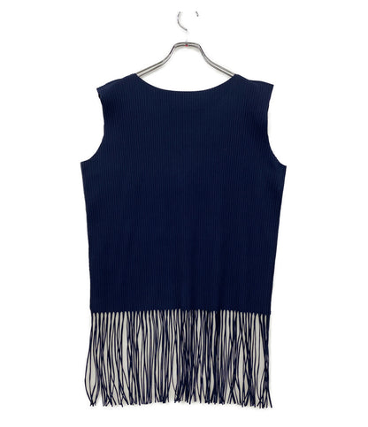 ME ISSEY MIYAKE ミーイッセイミヤケ フリンジノースリーブカットソー MI92KK519 レディース SIZE -