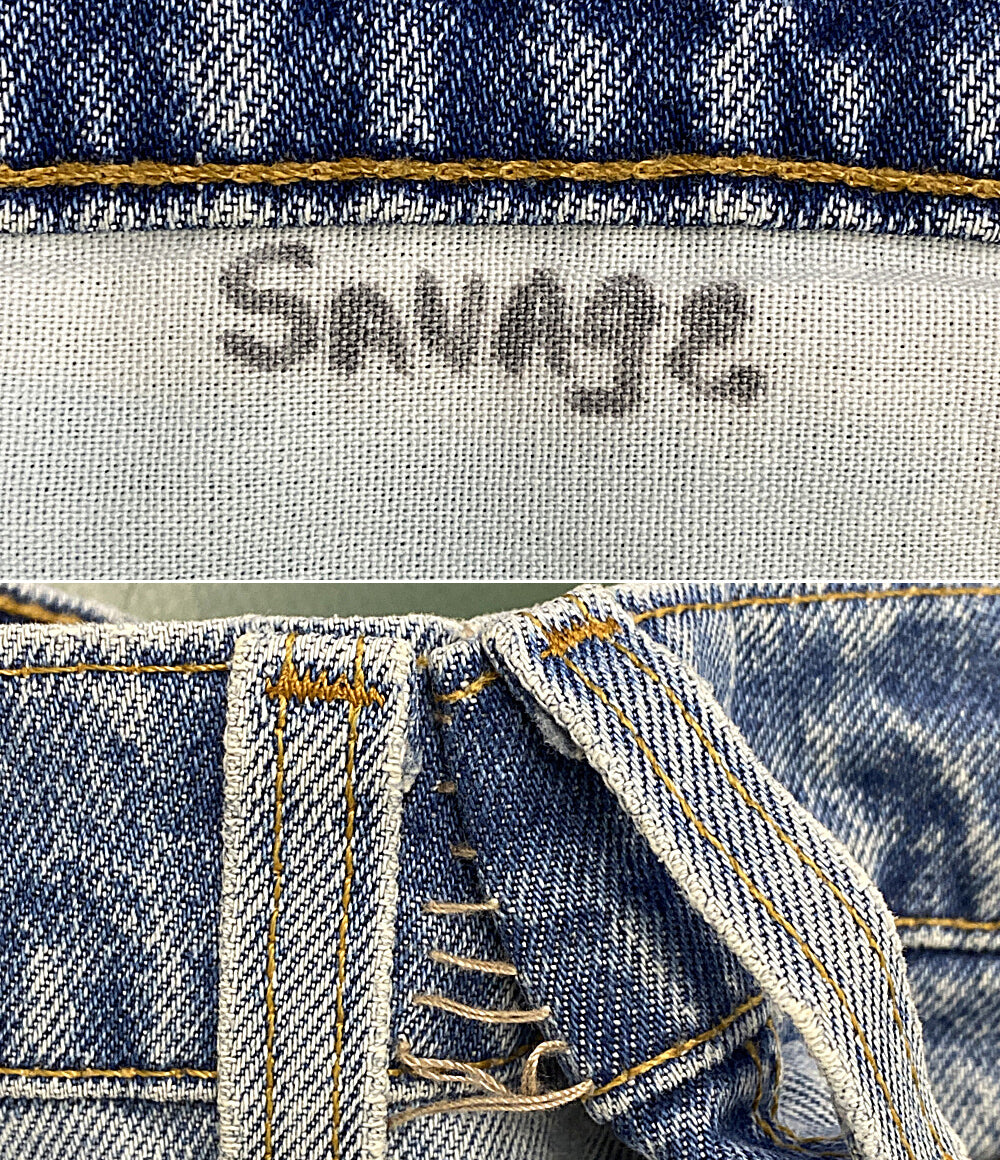 LEVI'S デニムパンツ ● 517 BLUE USA製 リメイク W37程度 90s Re-517 メンズ SIZE 40 リーバイス