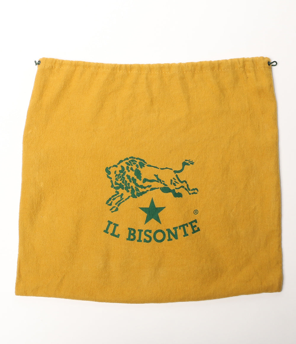 IL BISONTE ショルダーバッグ レザー ブラウン メンズ イルビゾンテ