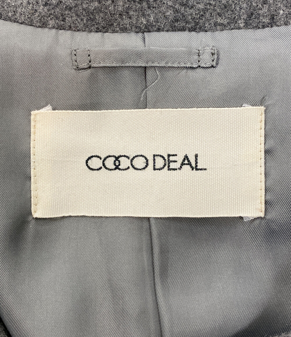 美品 COCO DEAL コート グレー 73619341 レディース SIZE 2 ココディール