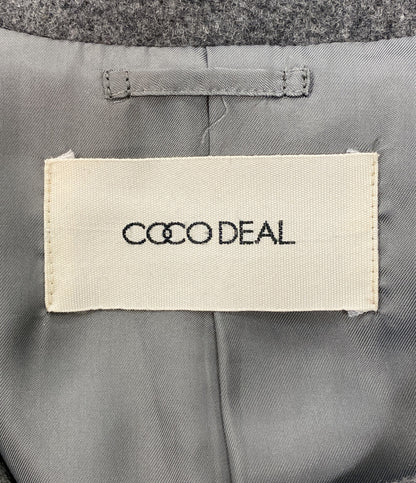 美品 COCO DEAL コート グレー 73619341 レディース SIZE 2 ココディール